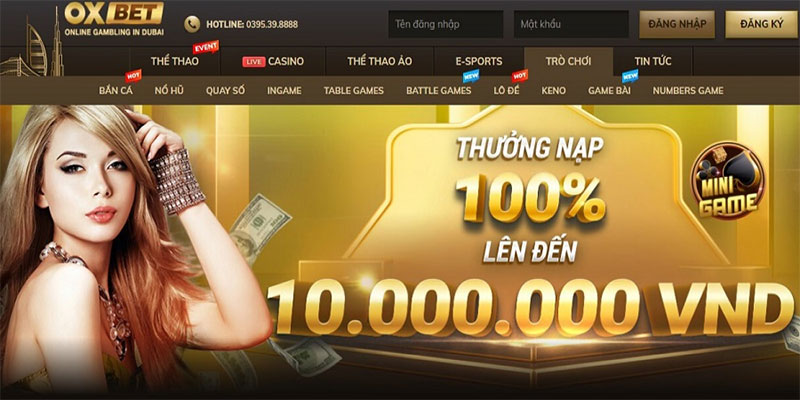 Casino tại nhà cái OXBET 