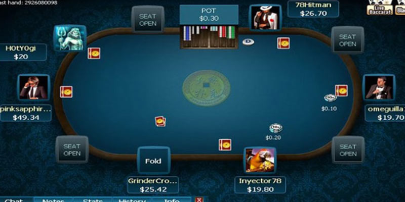 Chất lượng giao diện - App Chơi Poker Uy Tín