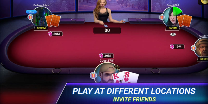 Pokerrrr - App Chơi Poker Với Bạn Bè online miễn phí 