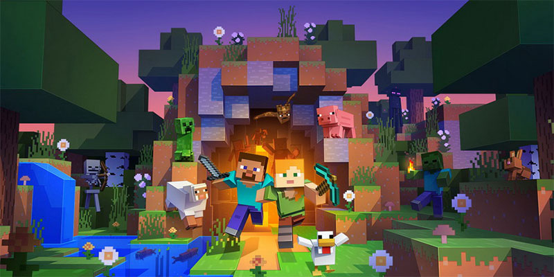 Sa mạc nắng cháy và nguy hiểm của Loạt Trò Chơi Minecraft