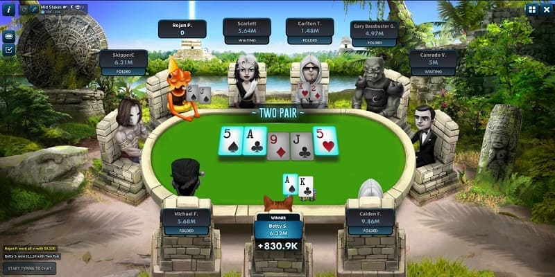 Chơi Poker Online Free Dễ Dàng Nâng Cao Kỹ Năng