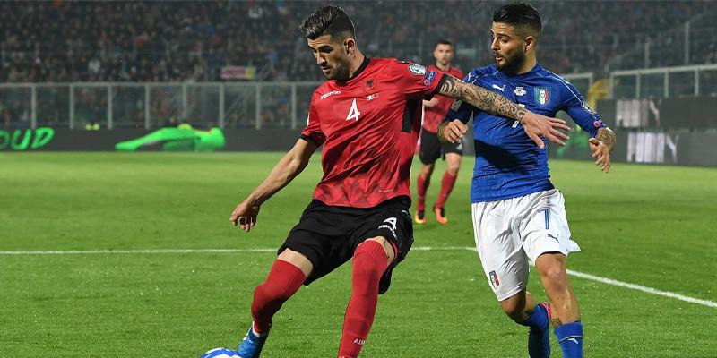 Đánh giá sơ lược về khả năng của hai đội italia vs albania