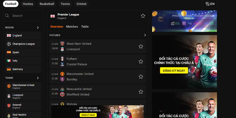 Những tính năng đặc biệt của livescore soccer scores