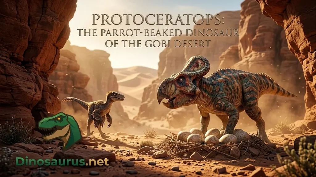 Protoceratops: The Parrot-Beaked Dinosaur of the Gobi Desert